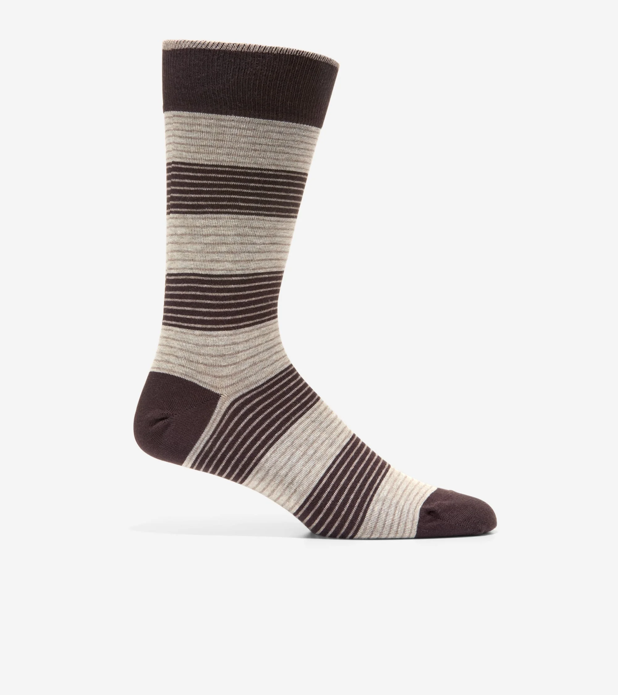 Men's Multi Stripe Dress Crew Socks - 1