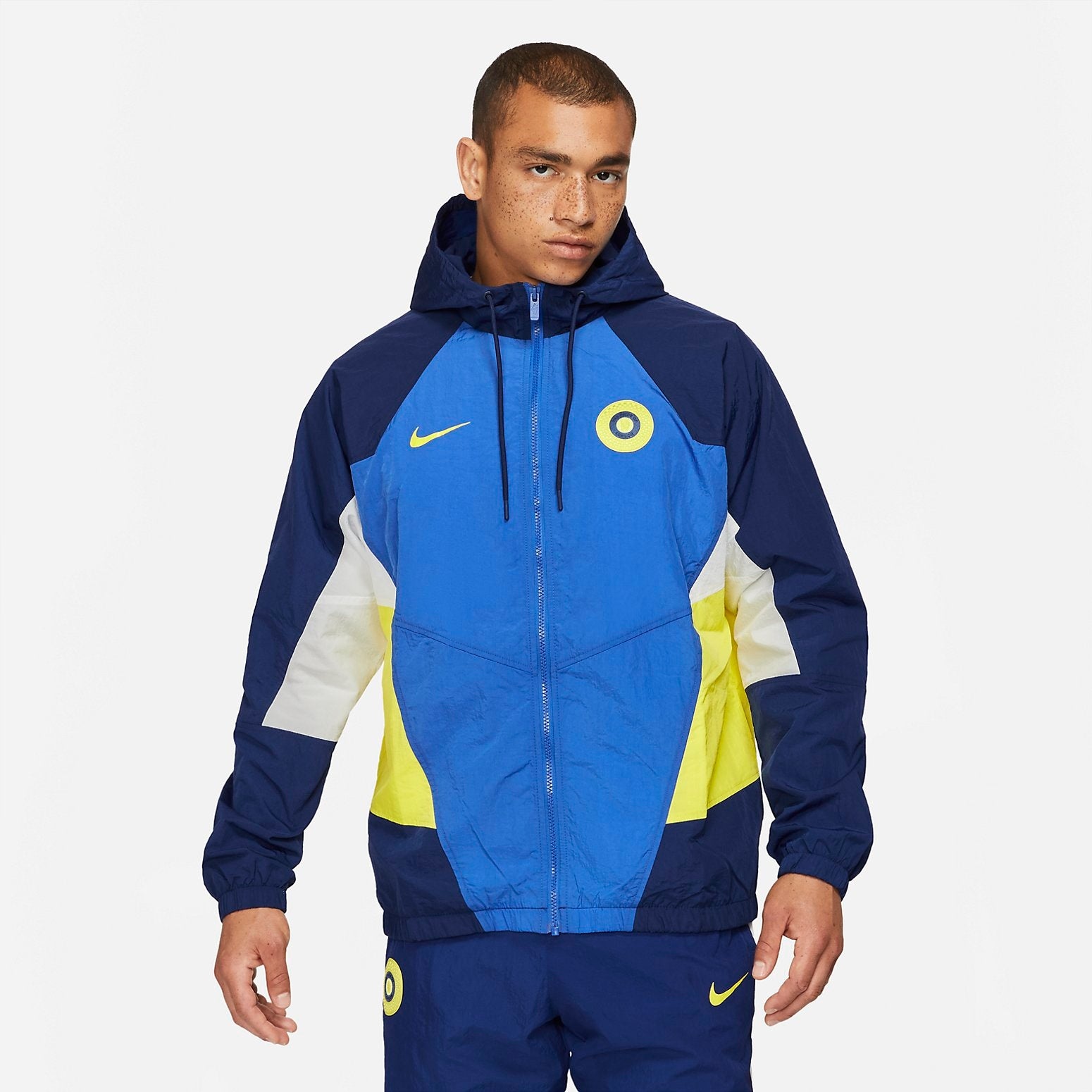 Nike Chelsea FC 21/22 NSW Hooded Jacket 'Game Royal Opti Yellow' DA4497-408 - 2