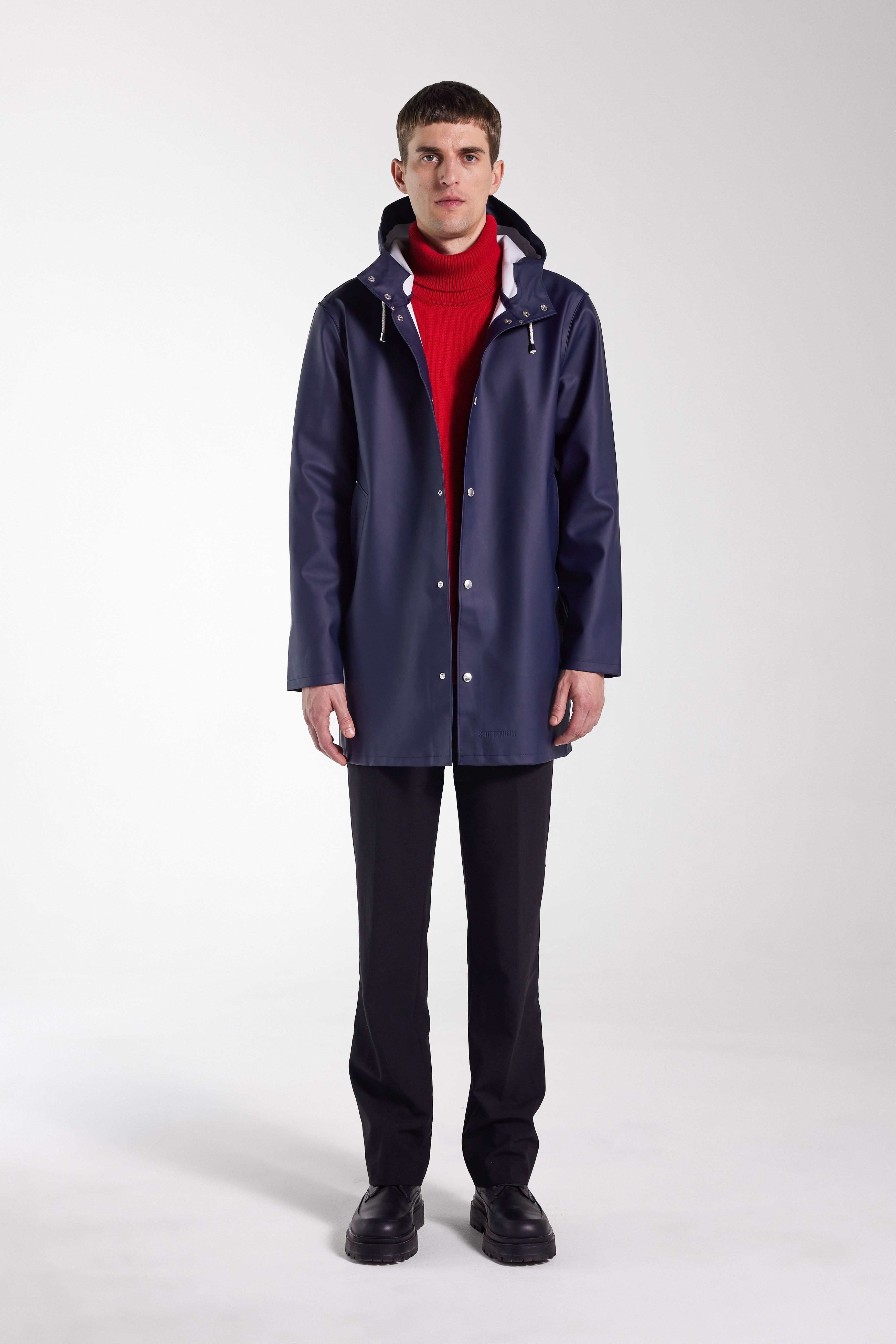 Stockholm Raincoat Navy - 2