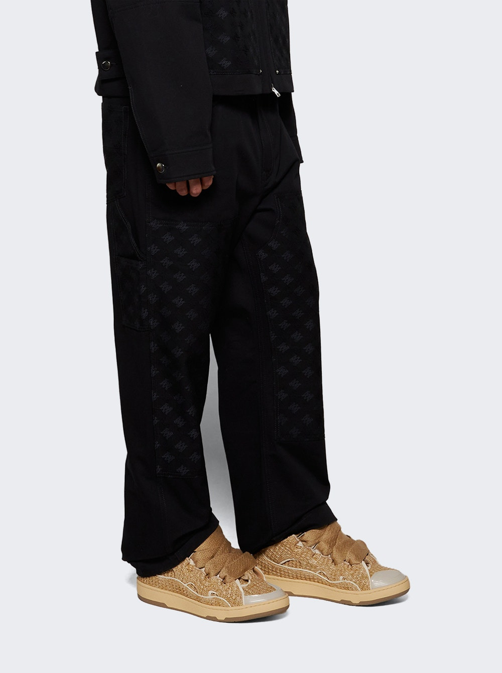 Curb Raffia Sneakers Natural - 2