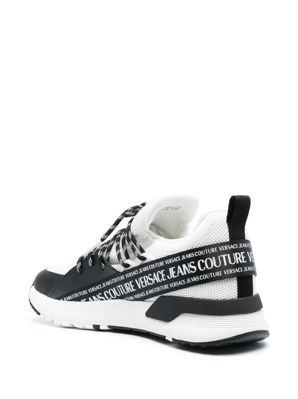 logo-tape low-top sneakers - 3