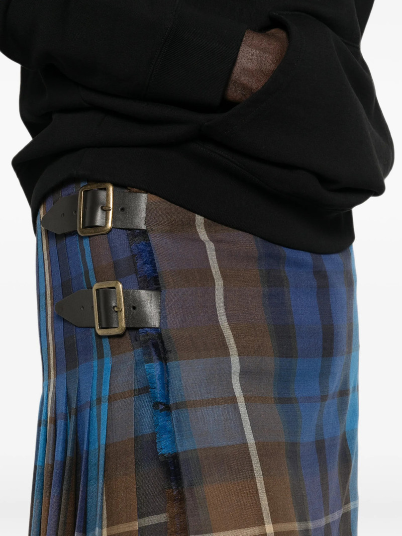 Vivienne Westwood Tartan-check Pleated Midi Skirt 4