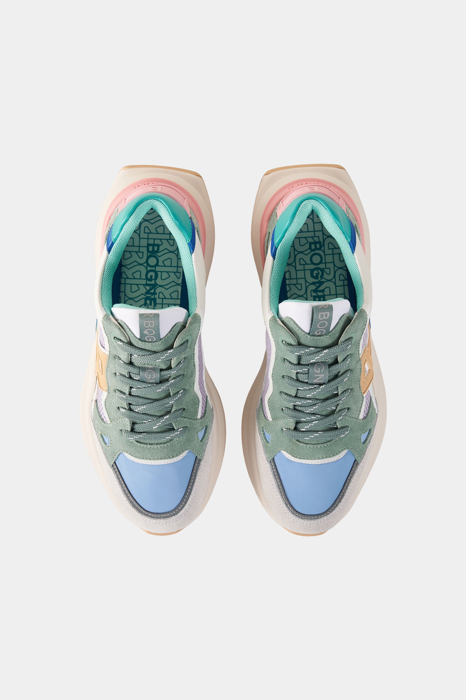 Sneaker CTP25 in Green/beige/pink - 6