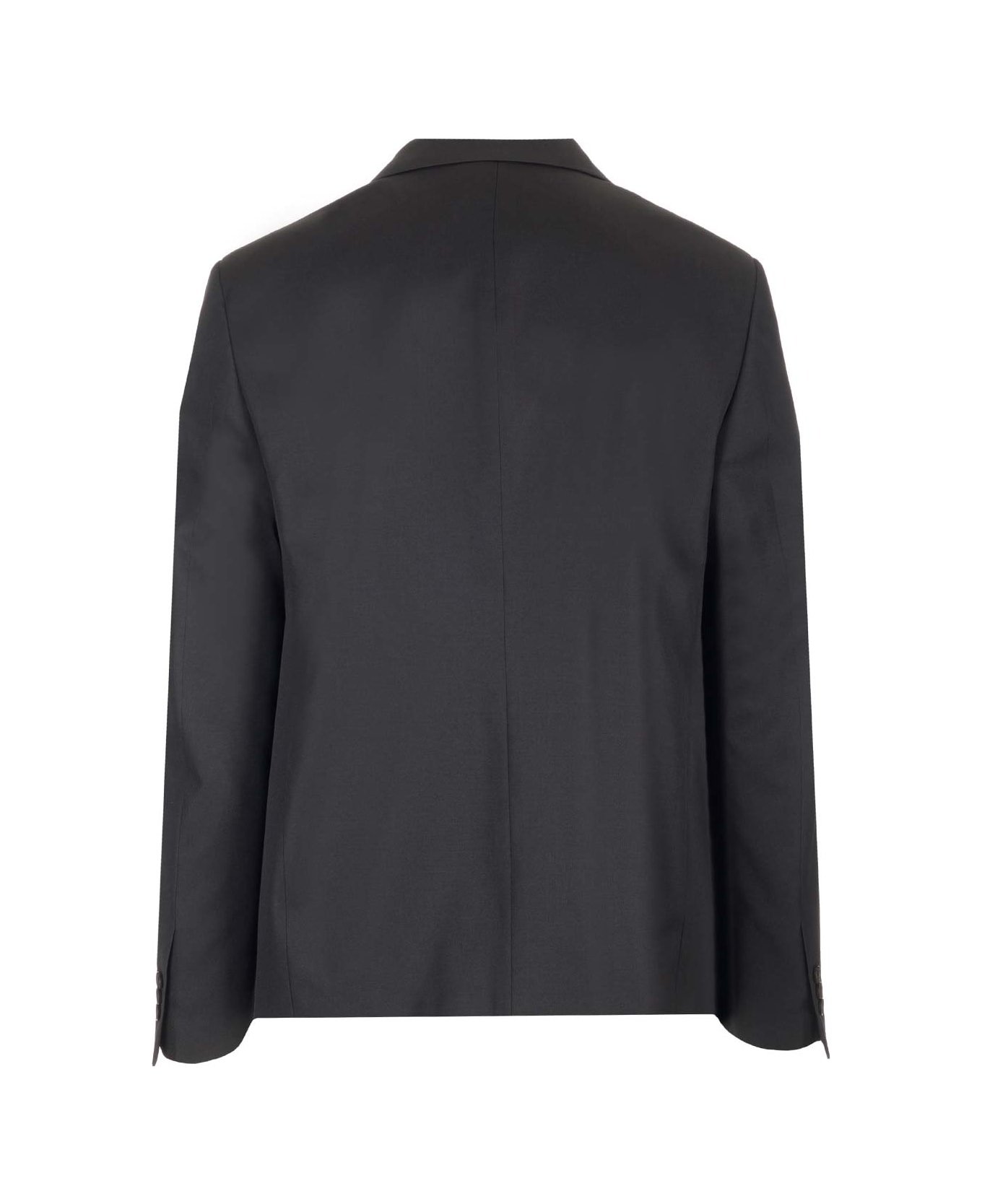 Single-breasted Wool Jacket - 2