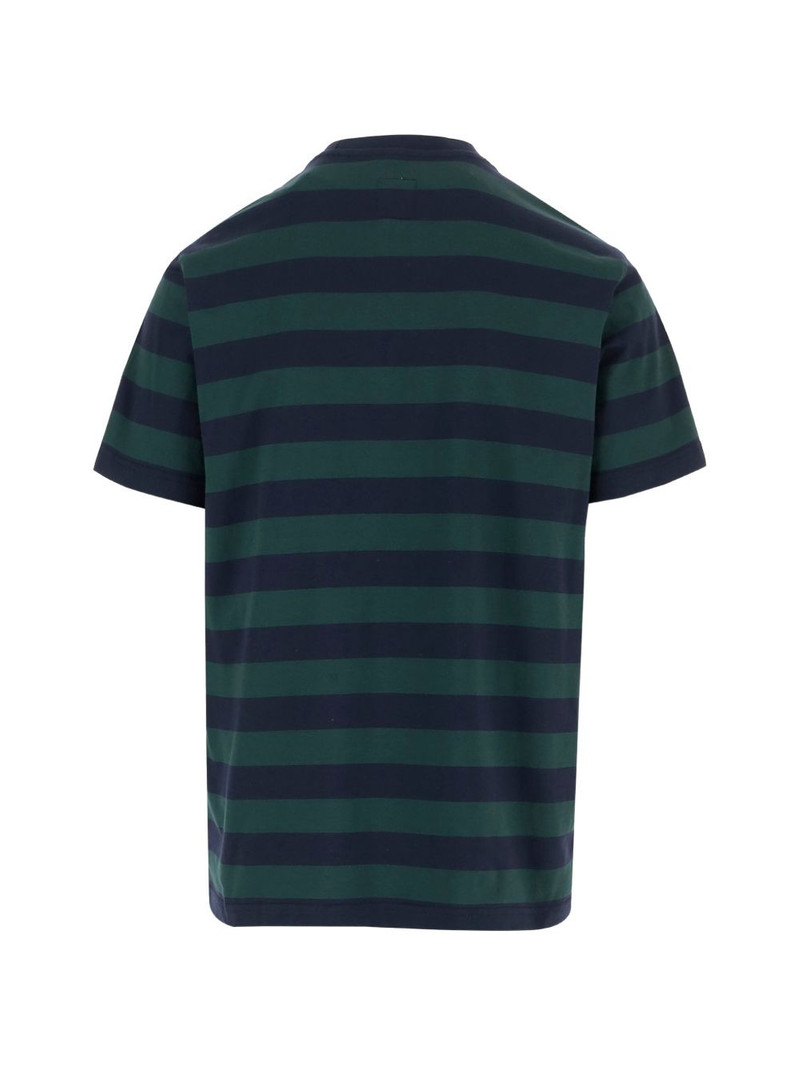 EMPORIO ARMANI Eagle Club striped T-shirt outlook