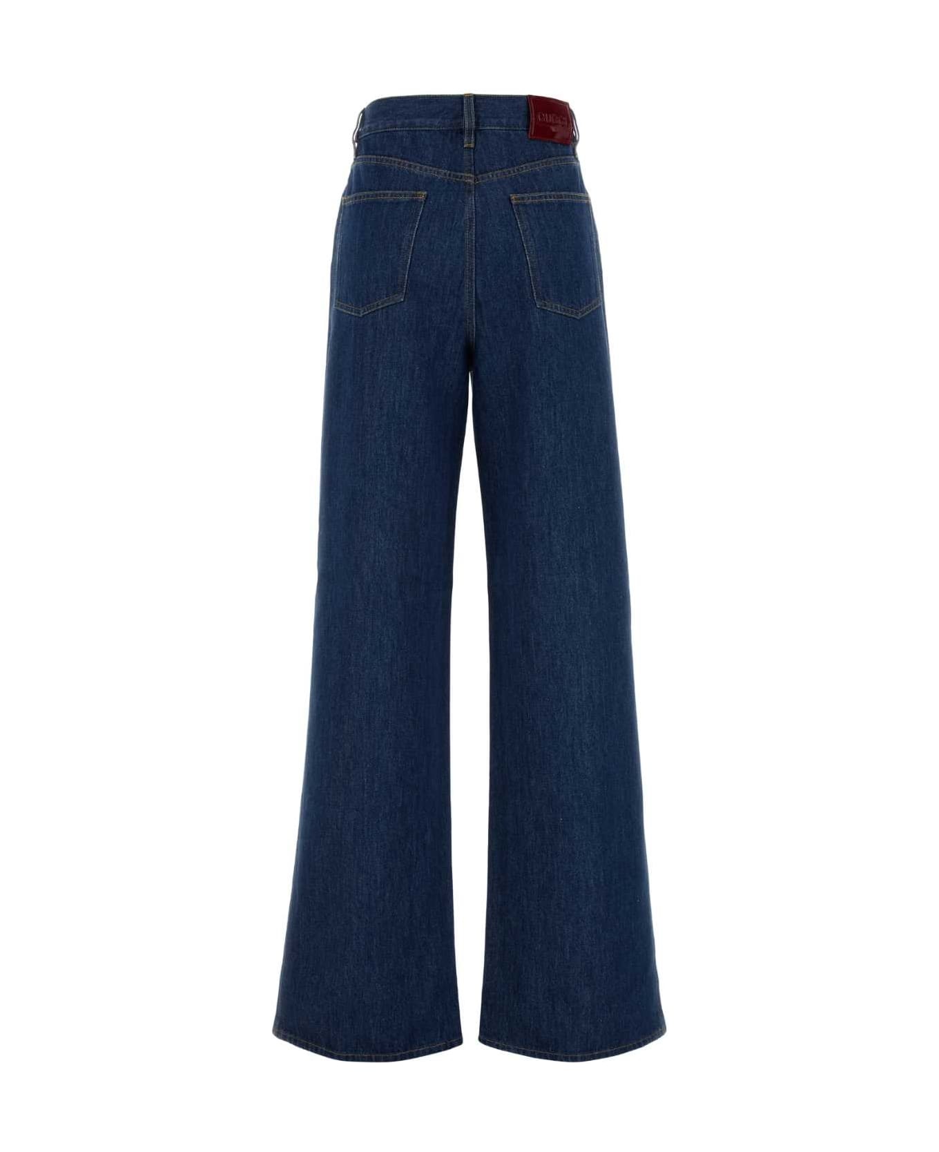 Denim Wide-leg Jeans - 2