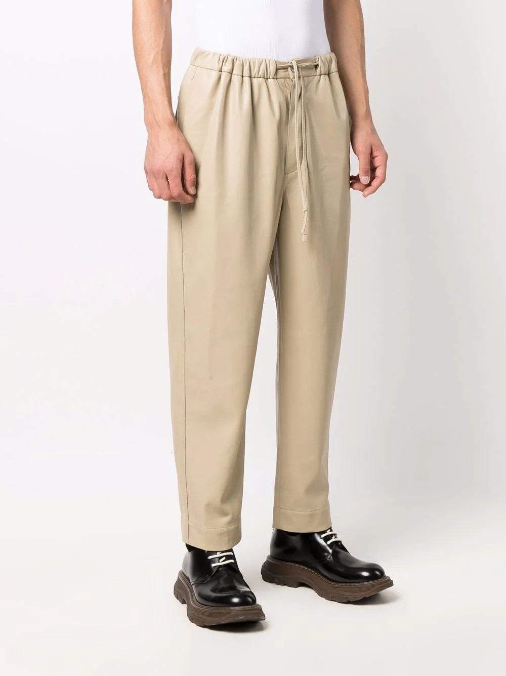 drawstring waist trousers - 3