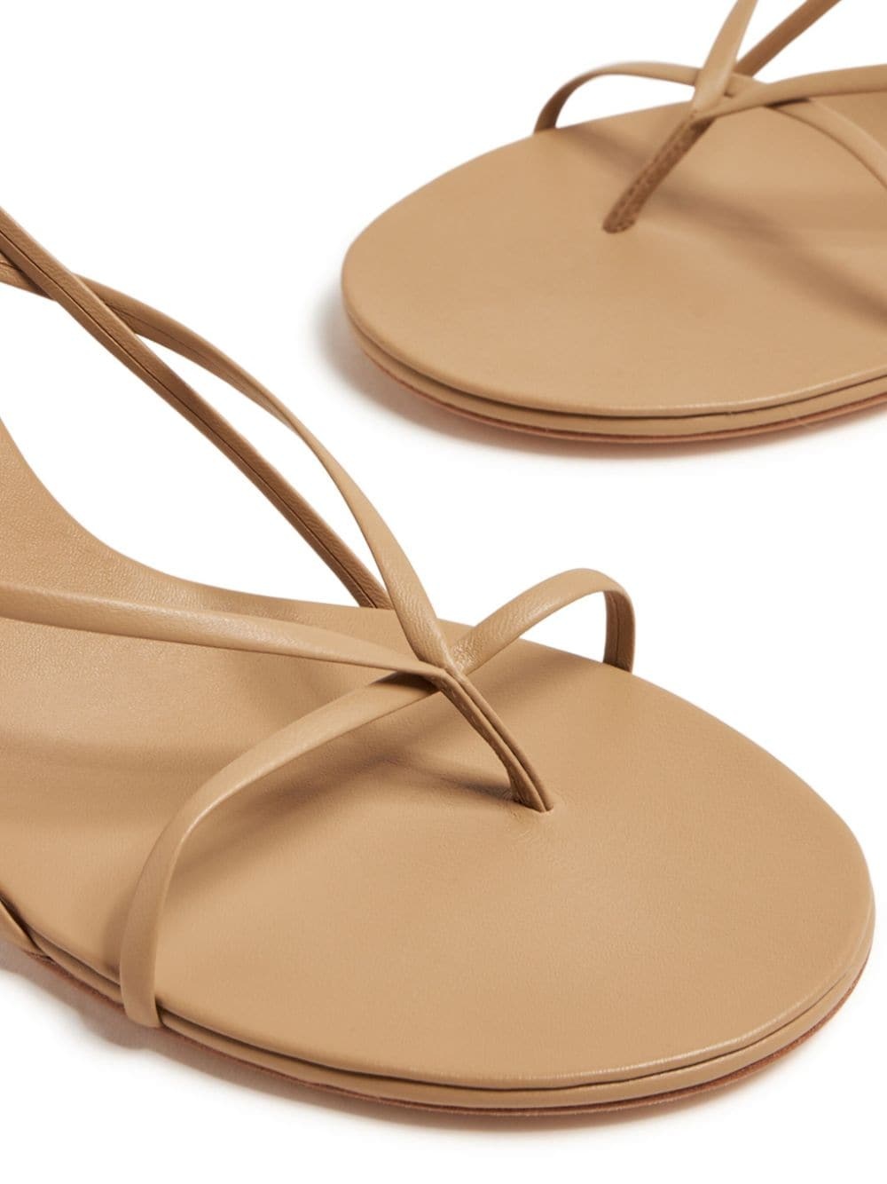 Wishbone 75mm leather sandals - 4