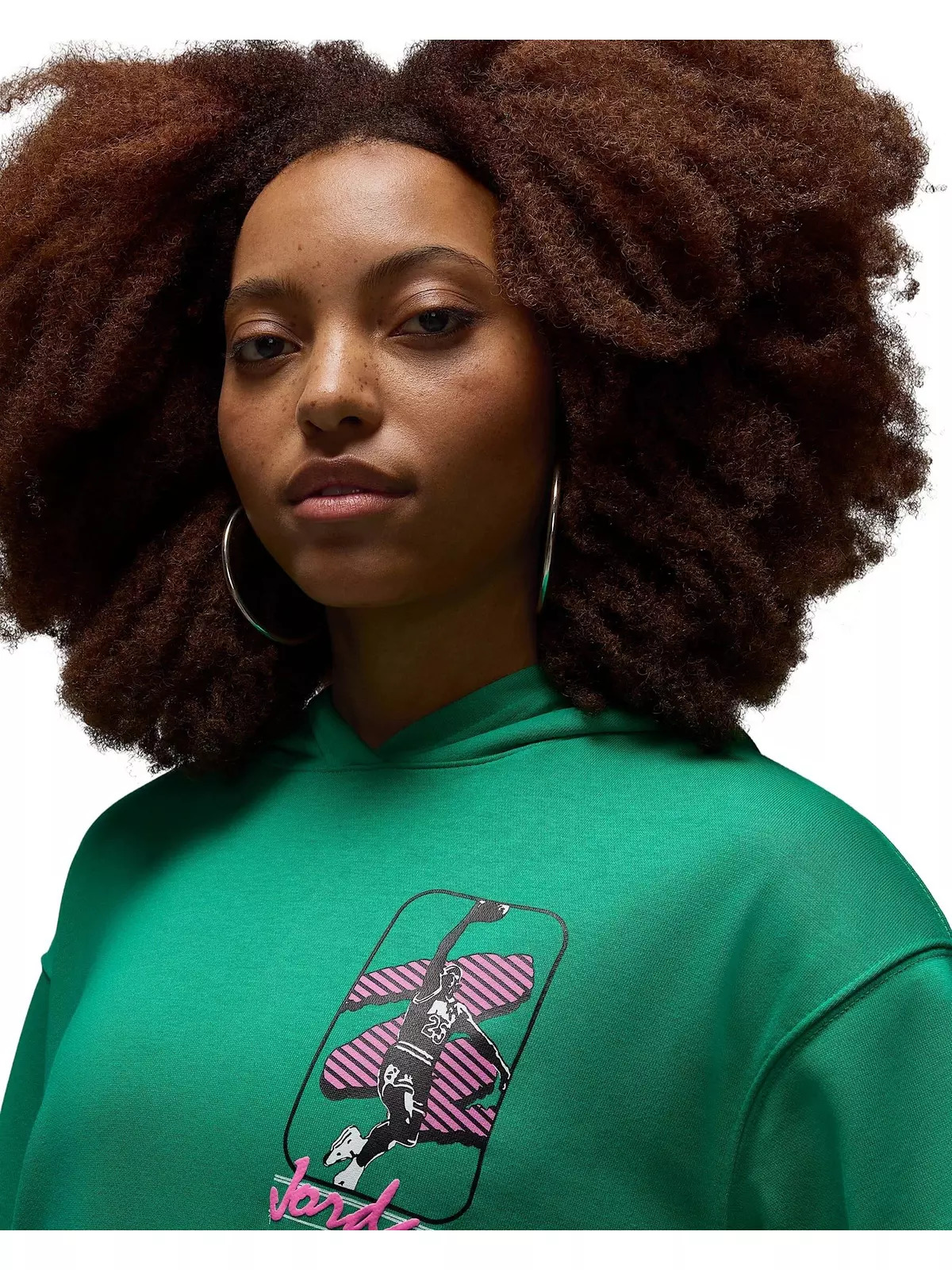 Women's Brooklyn Fleece Pullover Graphic J84 Hoodie - 3