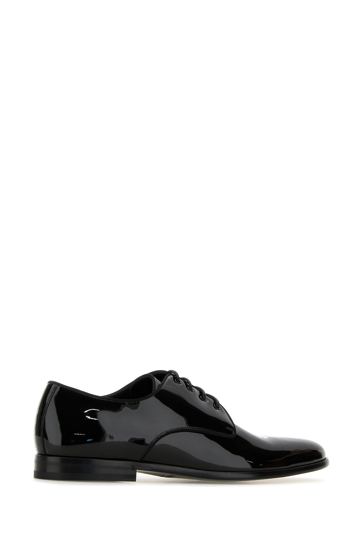 Black leather Raffaello lace-up shoes - 3