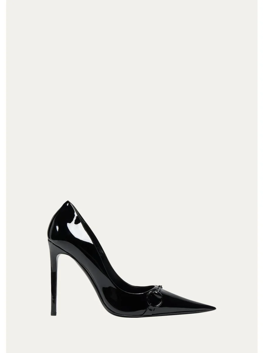 Donna 110mm Patent Leather Pumps - 1