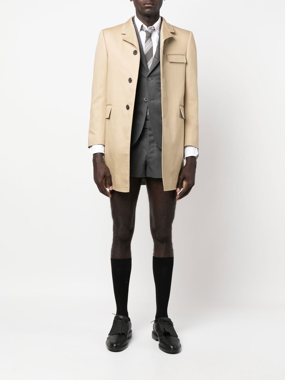 single-breasted wool blazer - 2