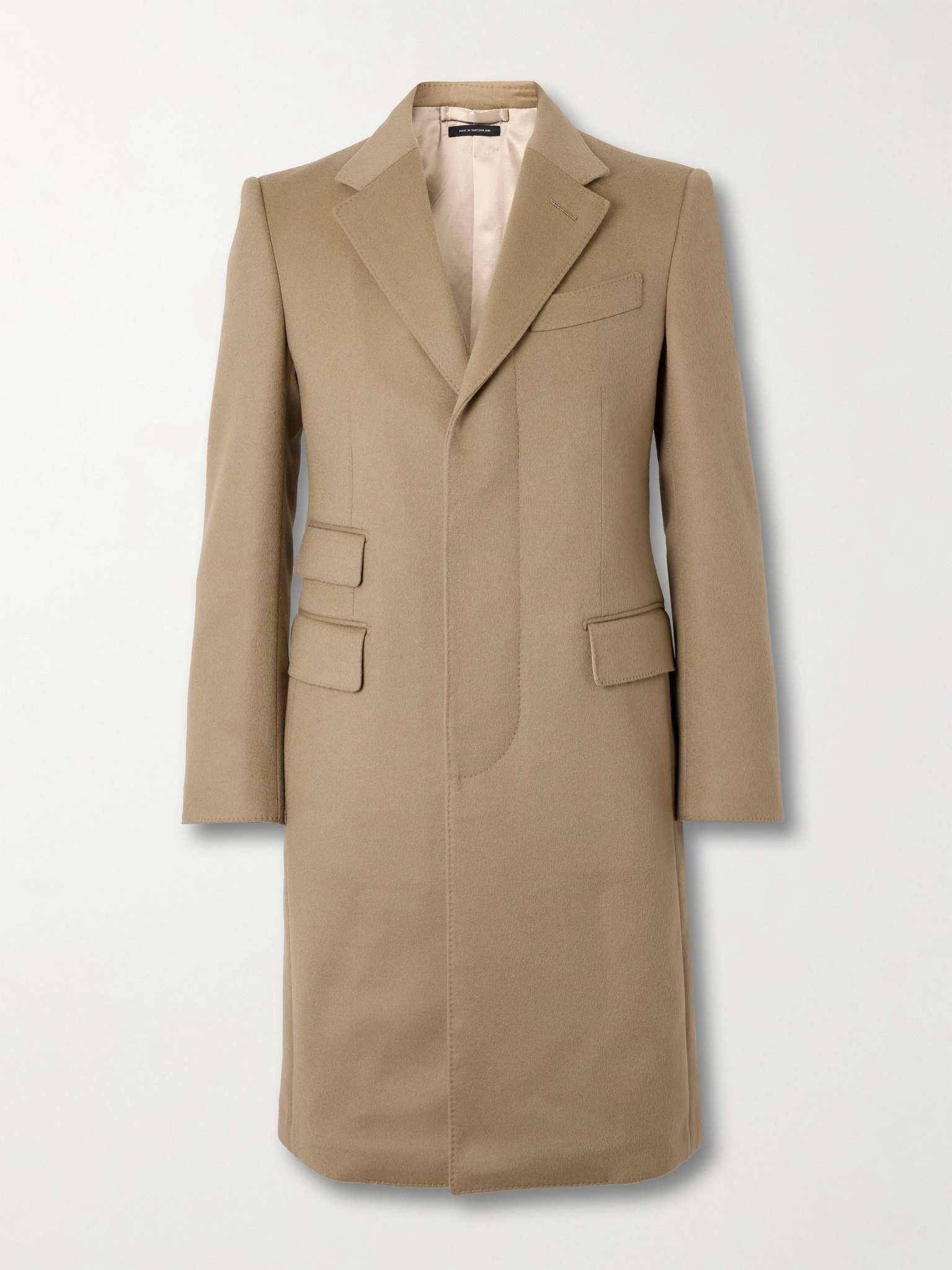 Brushed Wool and Cashmere-Blend Coat - 1