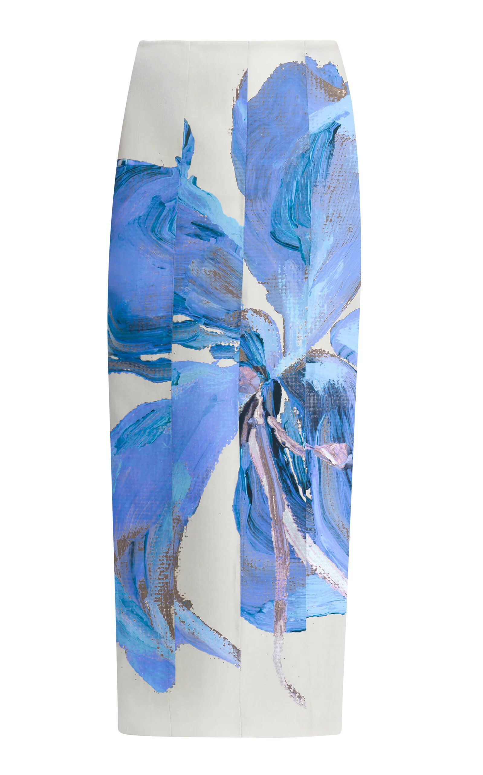 Exclusive Rumi Floral Midi Skirt blue - 1