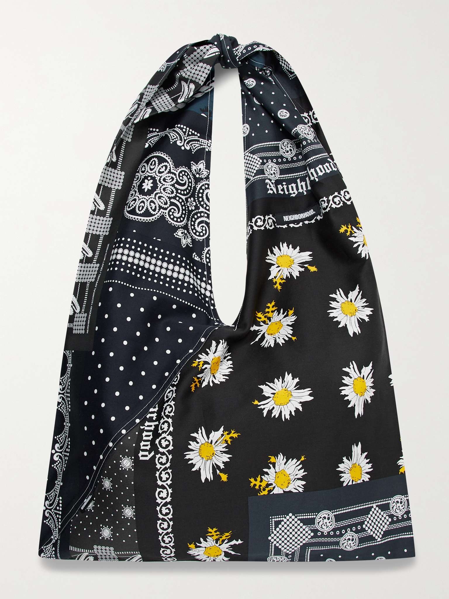 Bandana-Print Cotton-Voile Tote Bag - 1