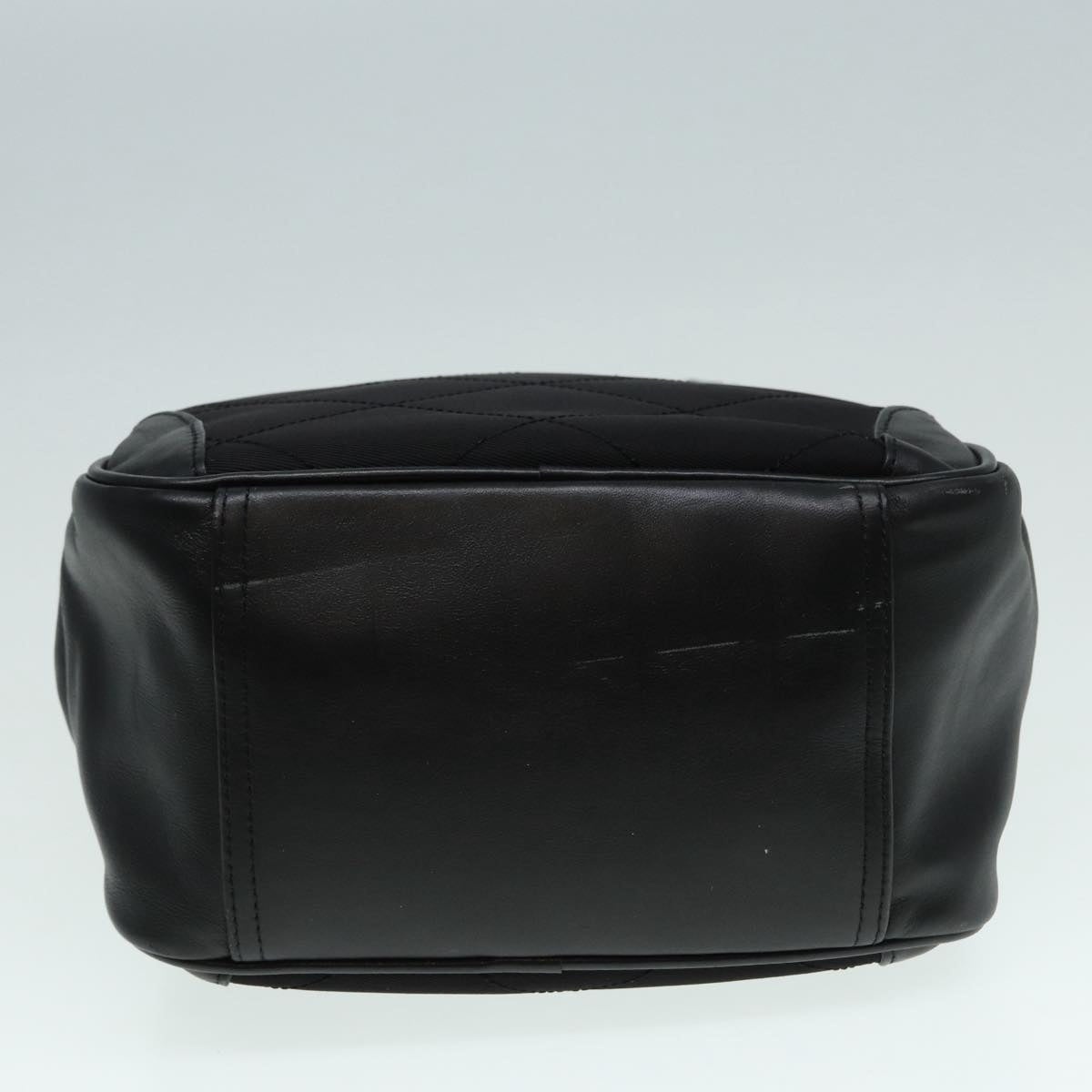 Burberry Hand Bag Nylon Black Silver - 6