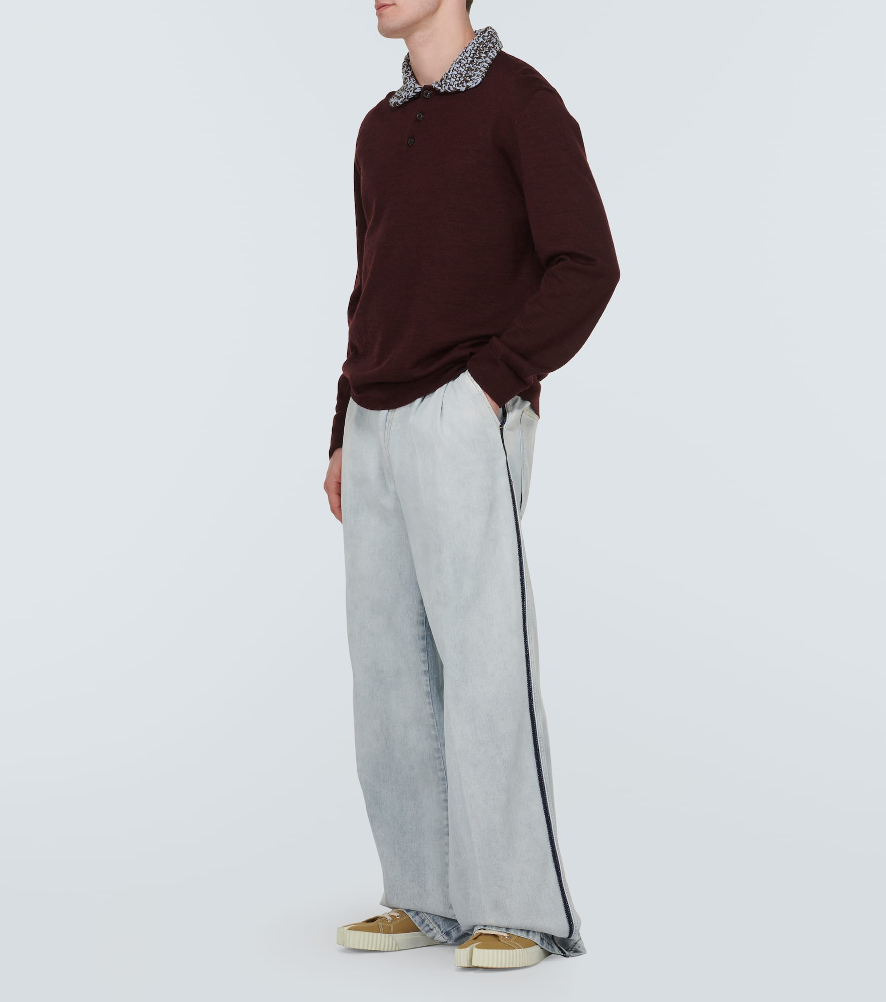 High-rise wide-leg jeans - 2