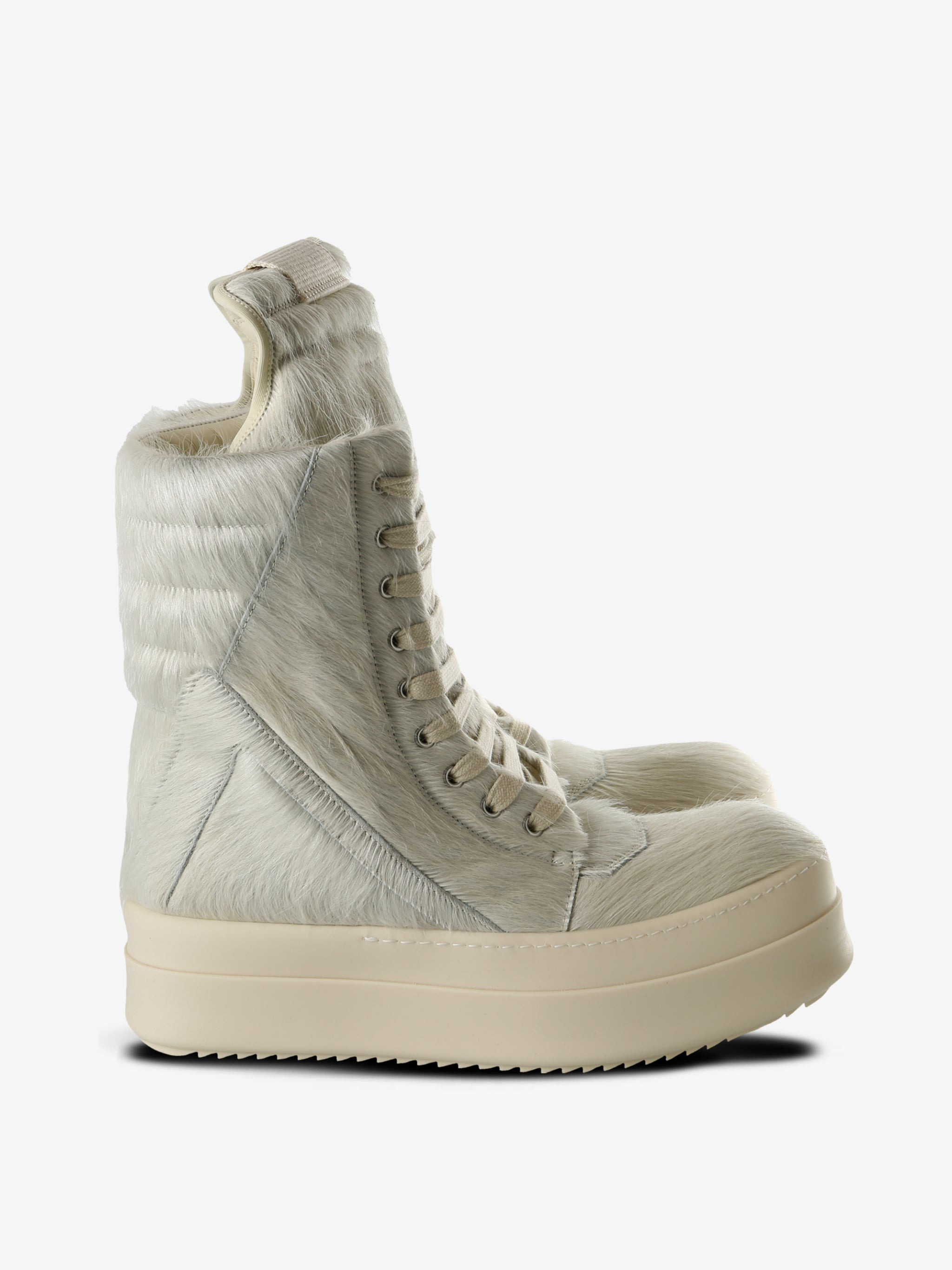 RICK OWENS - Men Scarpe In Pelliccia Megageobaskets Sneakers - 1