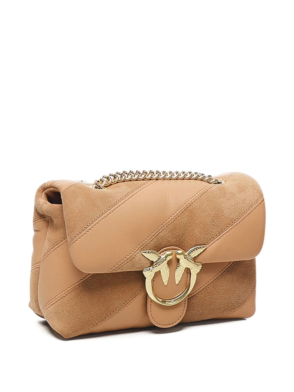 diagonal-quilted leather shoulder bag - 2