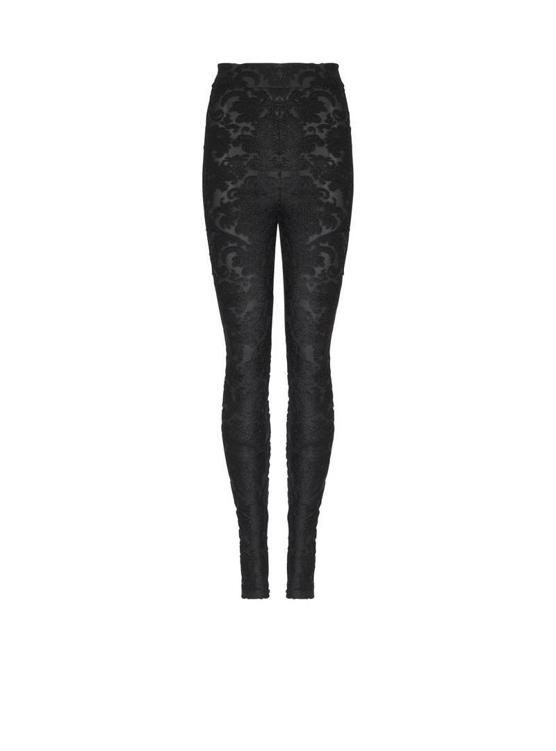 Baroque patterned leggings 1