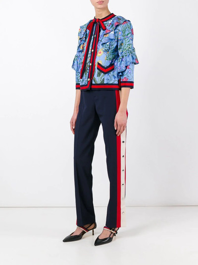 GUCCI snap button trousers outlook