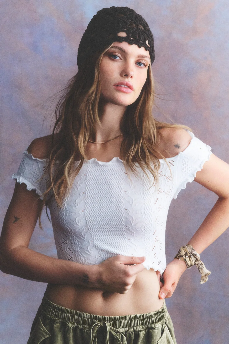 Cora Crochet Cap - 1