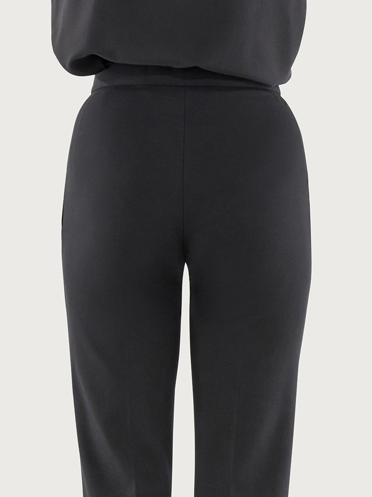 TROUSERS WITH GANCINI DETAIL - 6