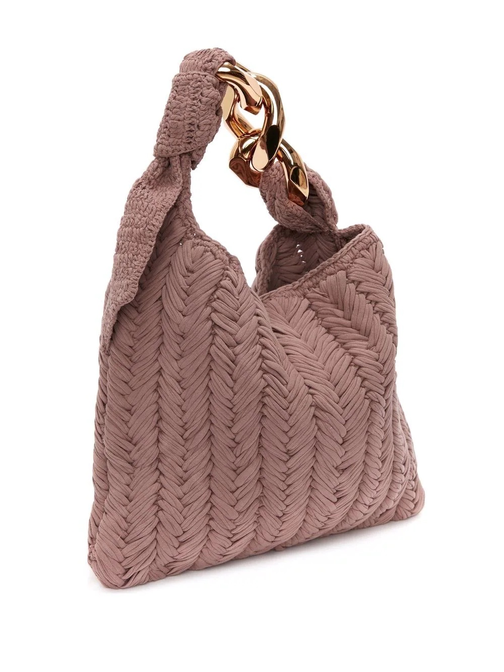 Chain Hobo knitted shoulder bag - 4