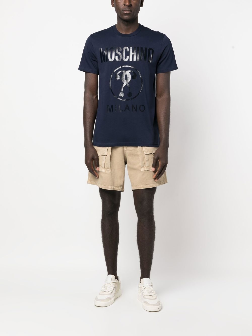 D-ring detail cargo shorts - 2