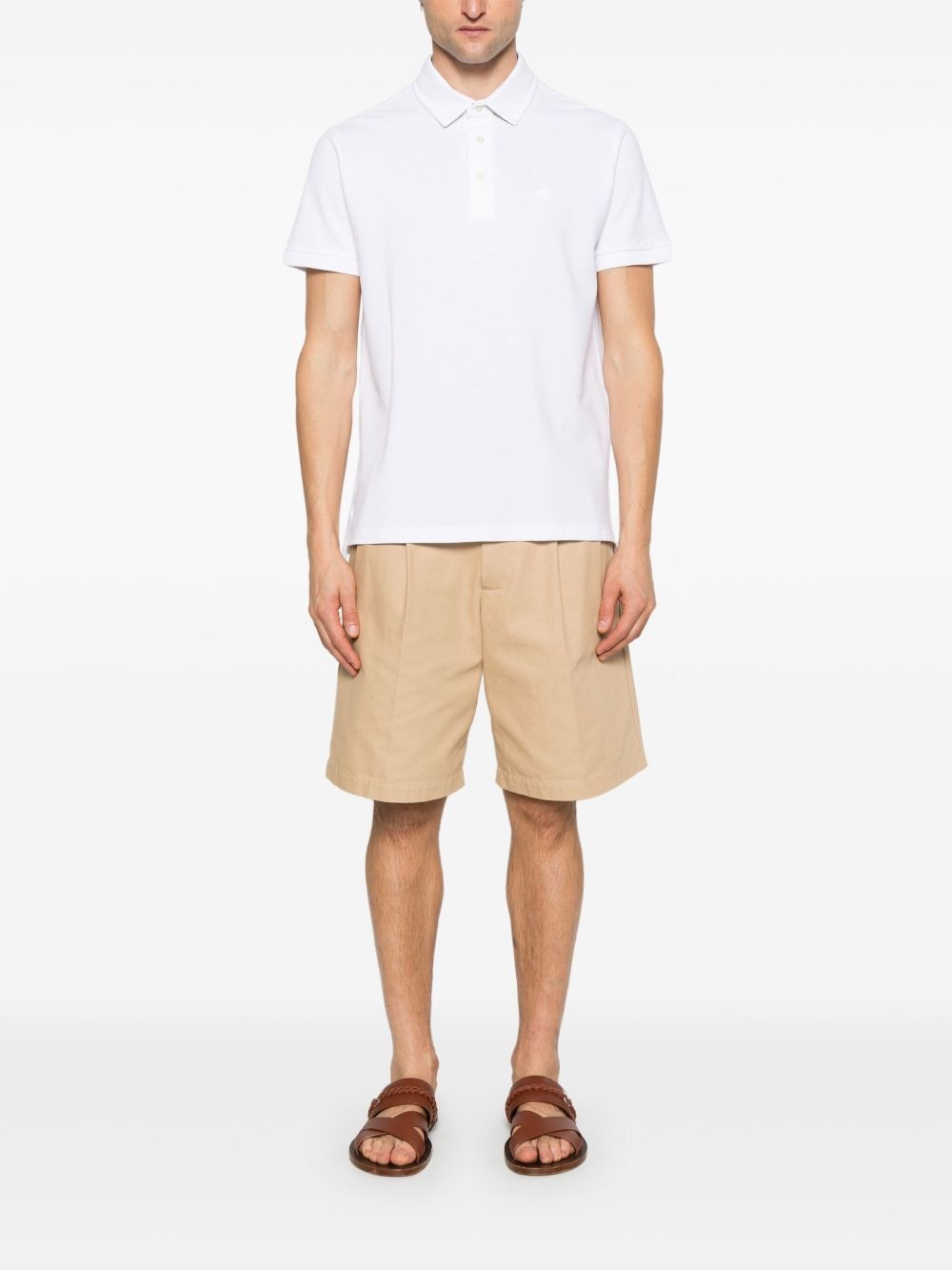 Pegaso-embroidered polo shirt - 2