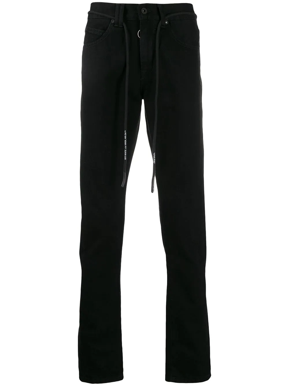 embroidered arrows logo trousers - 1