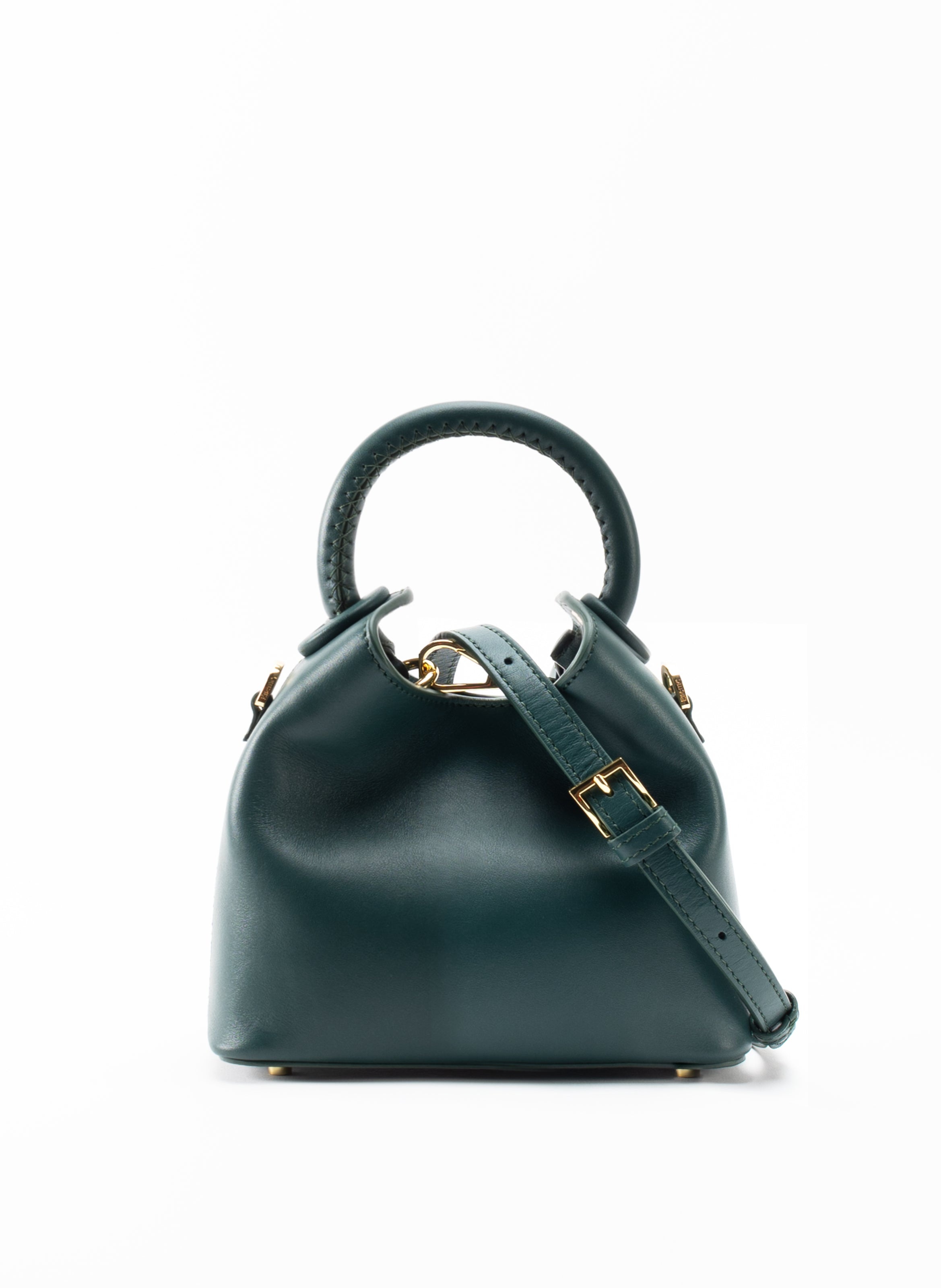 Madeleine Leather Forest Green - 3