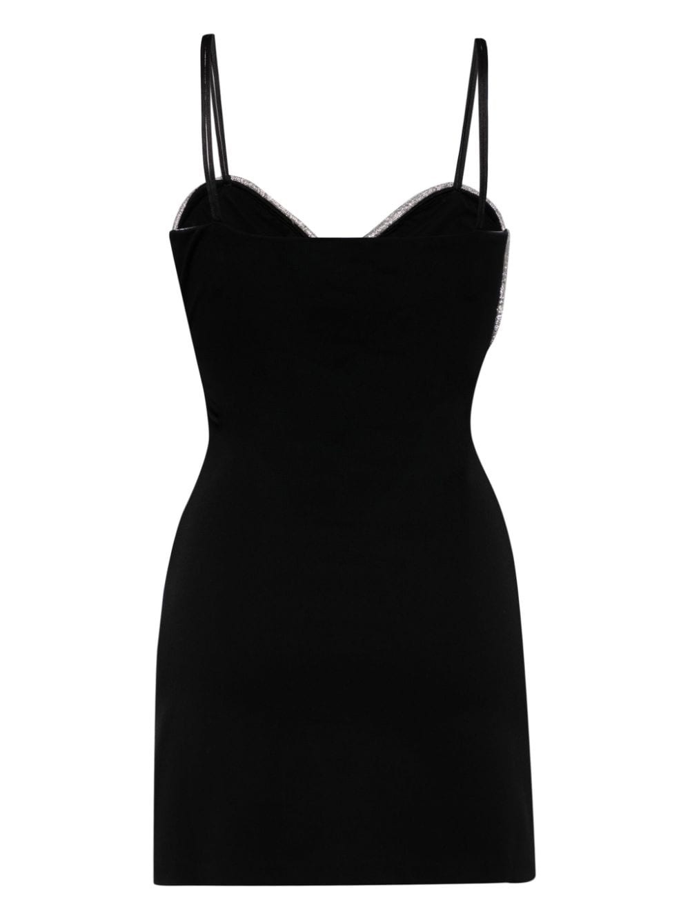 crystal-embellished mini dress - 2