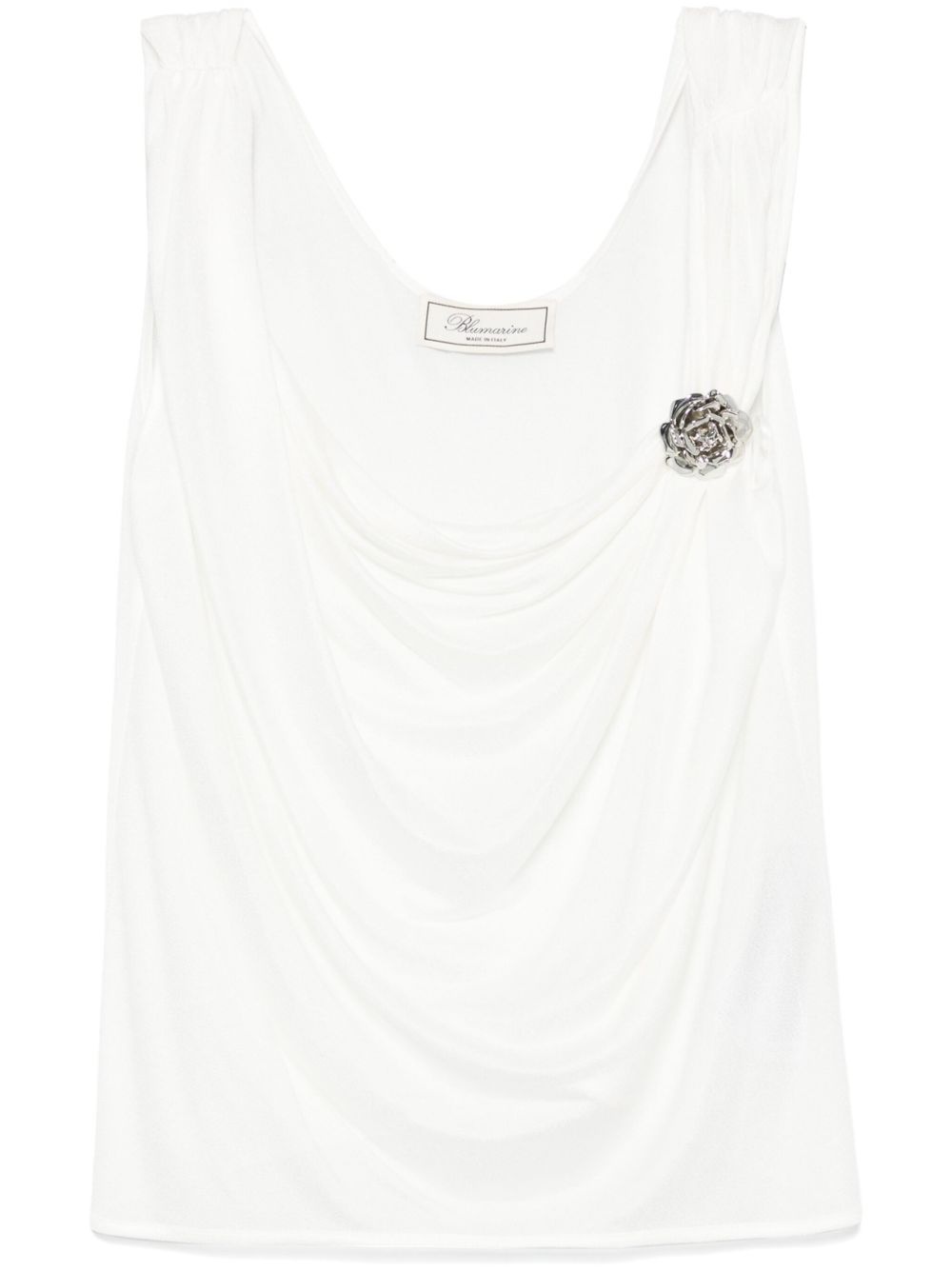 floral-brooch top - 1