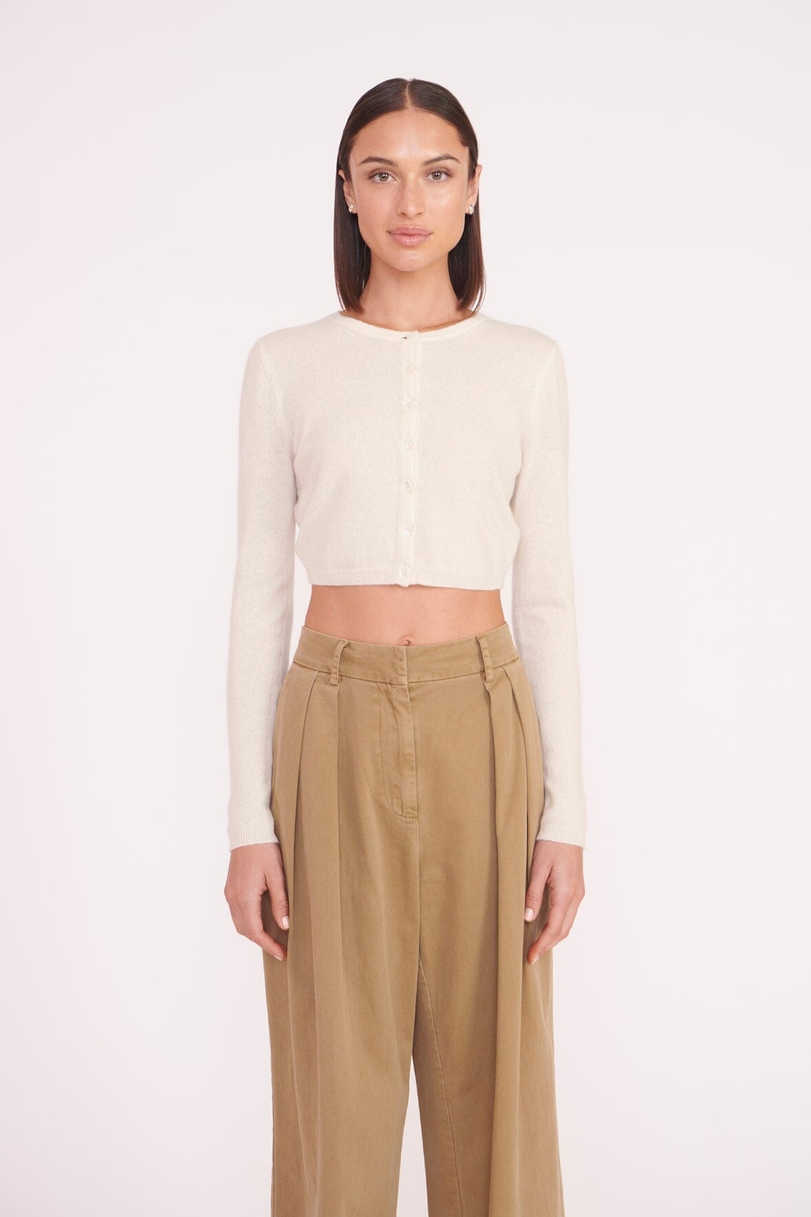 STAUD DEANNA SWEATER CREME - 2
