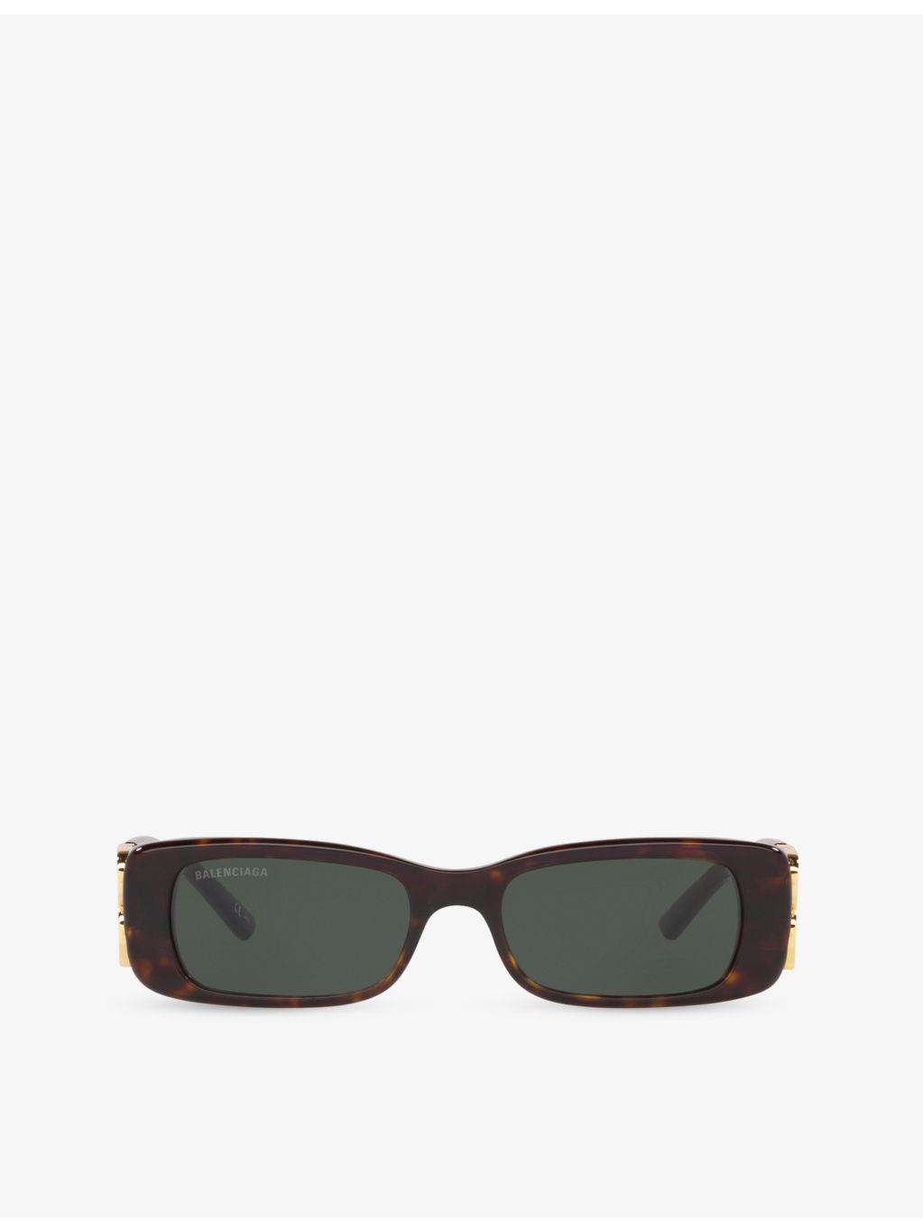 BB0096S tortoiseshell square-frame acetate sunglasses - 1