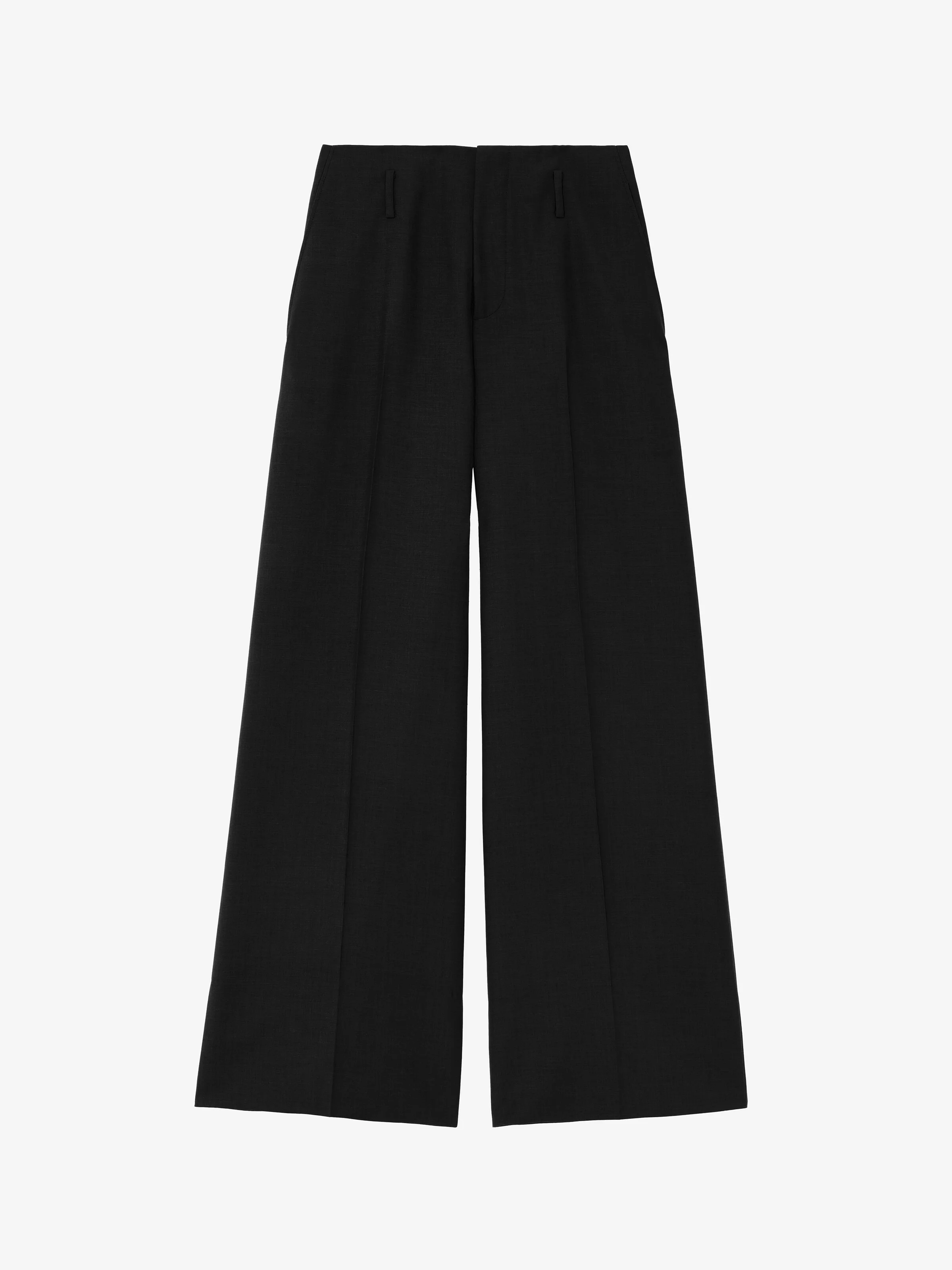 Wide Leg Tailored Trousers - 1