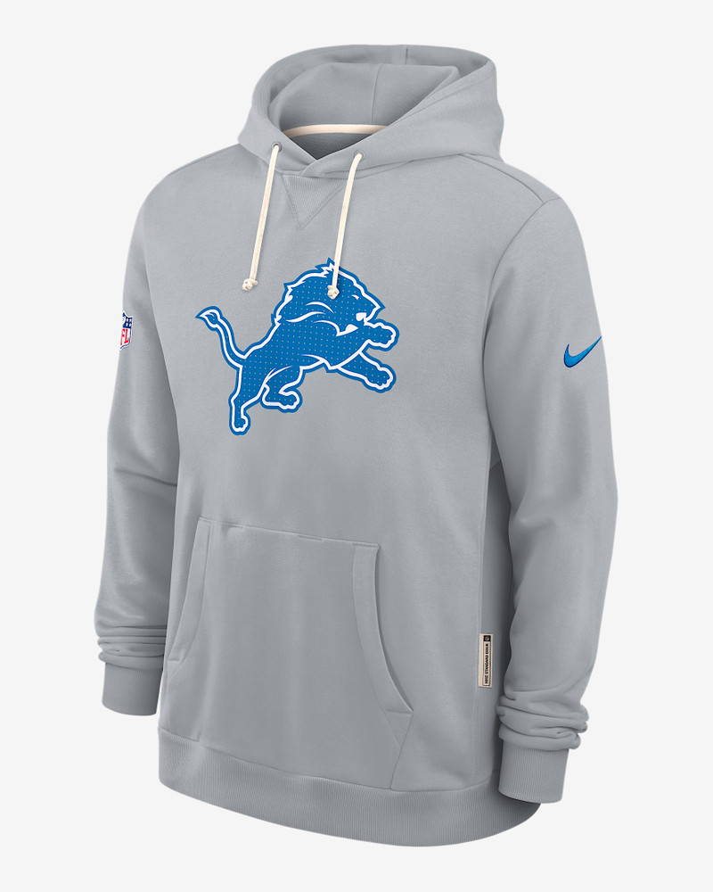 Detroit Lions Initial Home Sideline Men's Nike Dri-FIT NFL Pullover Hoodie 1