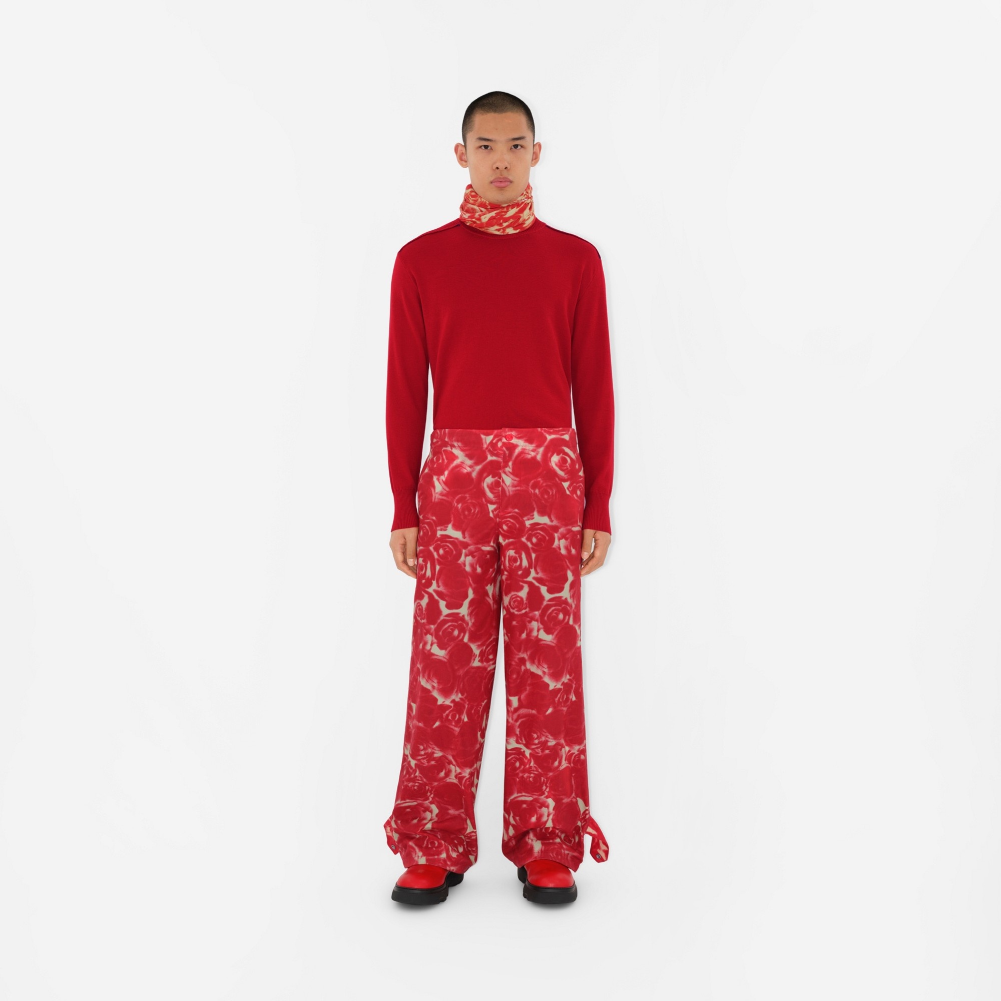 Rose Waxed Cotton Trousers - 2