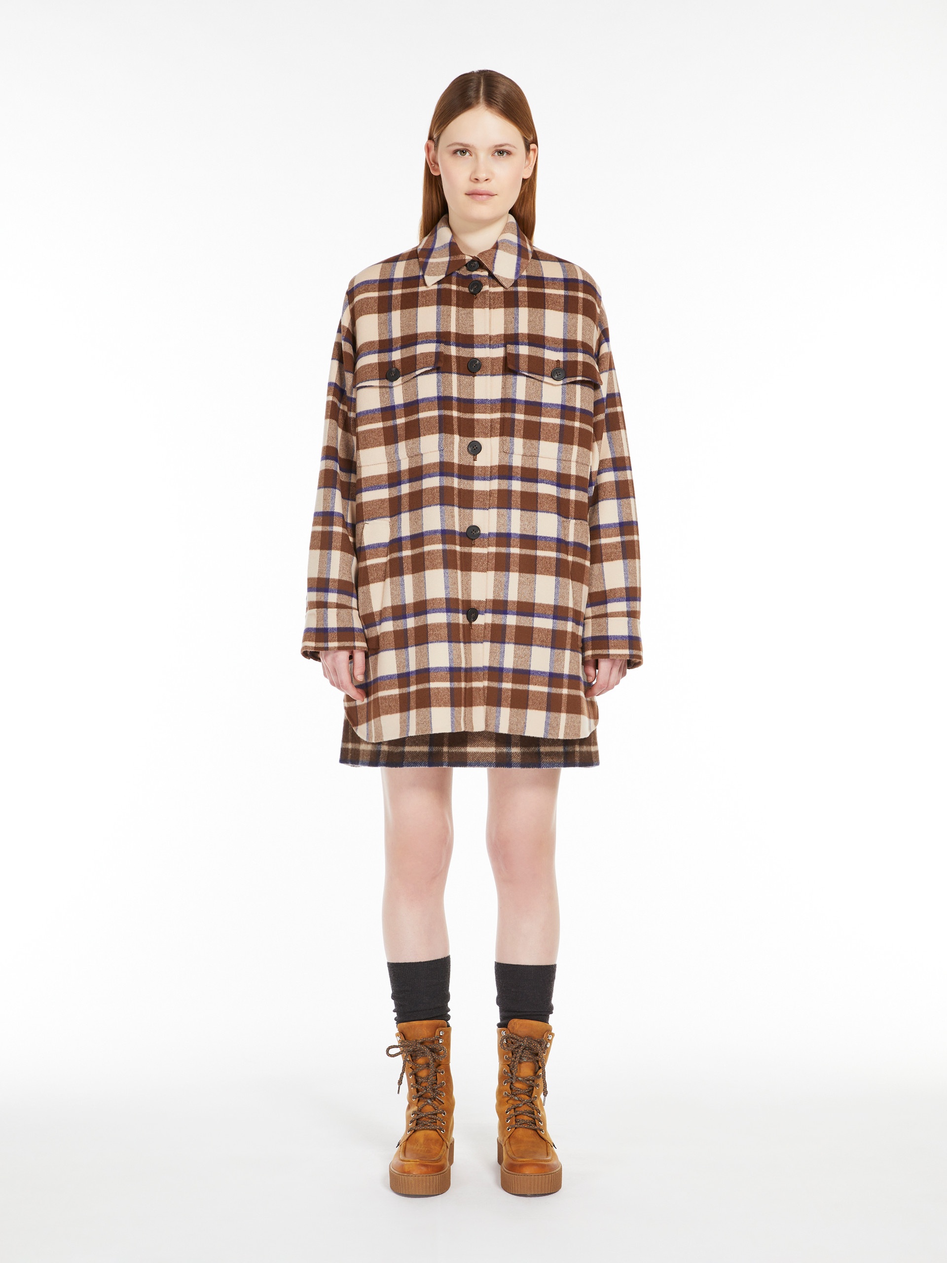 MARIO Chequered wool-blend 3-piece jacket - 3