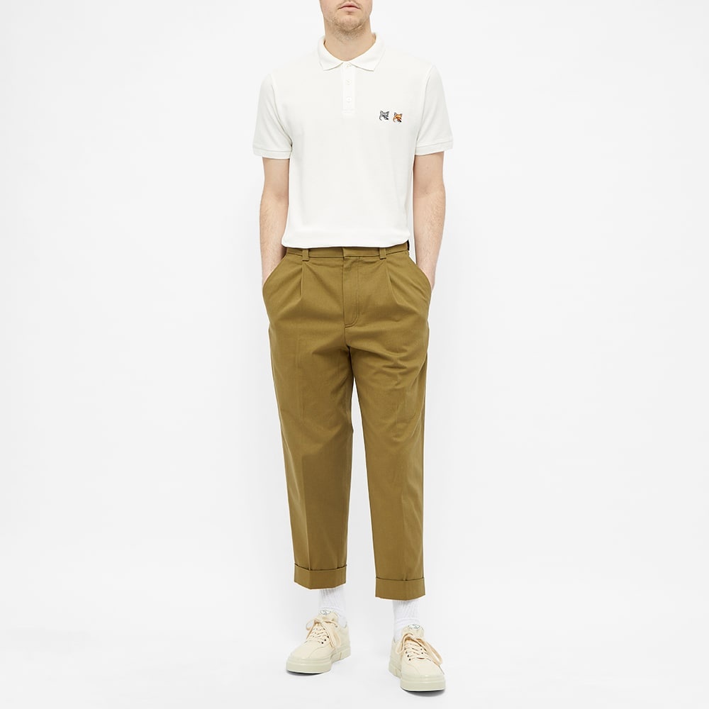 Maison Kitsuné Double Fox Head Patch Polo - 5