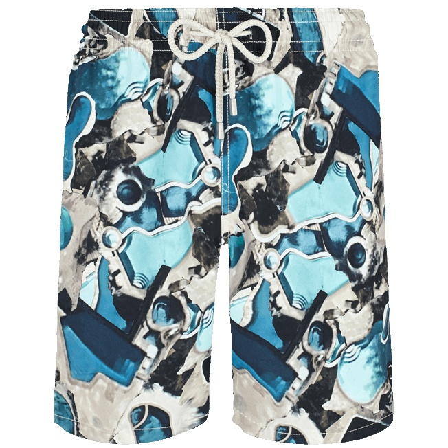 Men Long Swim Trunks Californian Pool Dogtown - Vilebrequin x Highsnobiety - 1