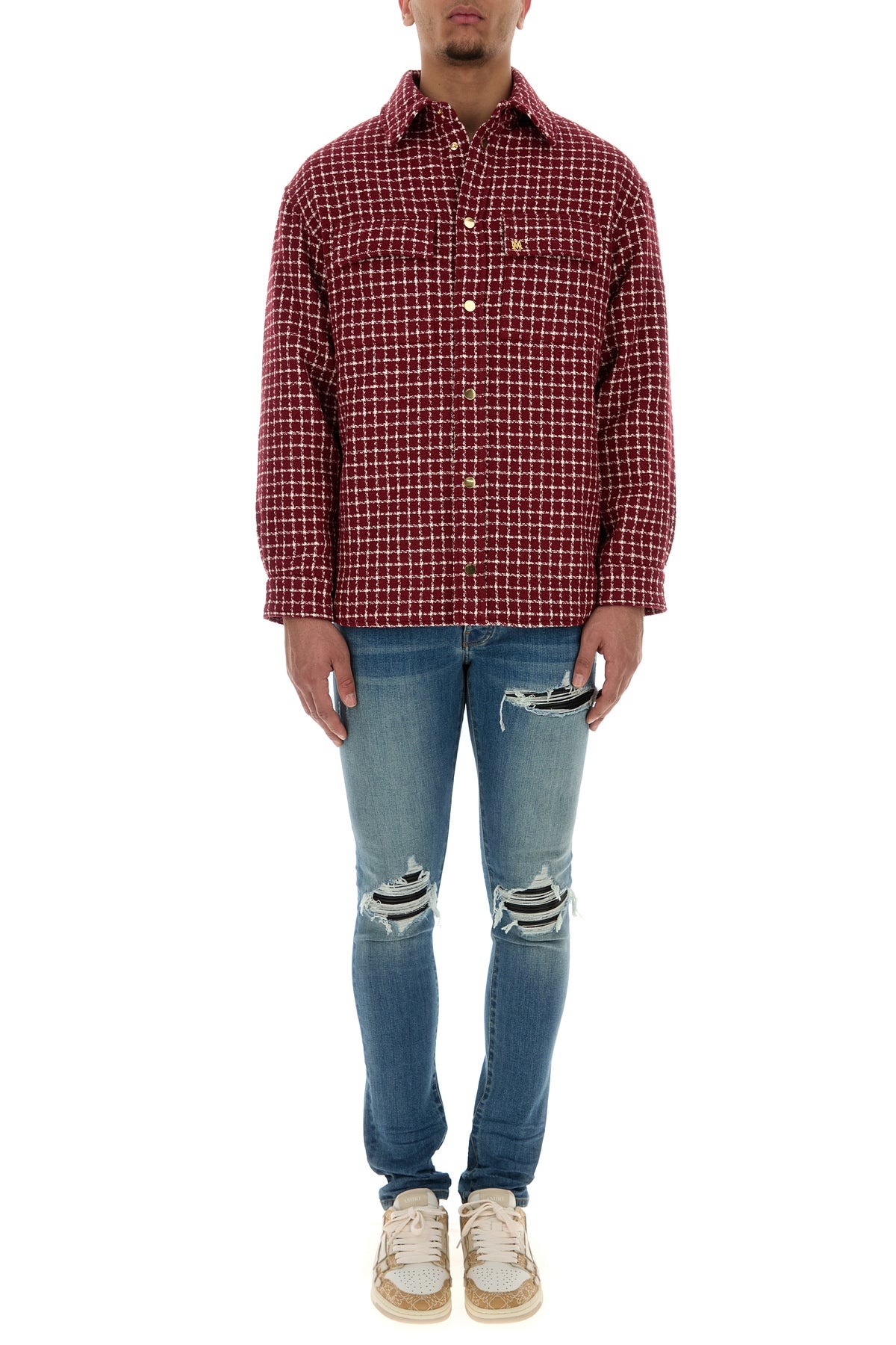 Embroidered boucle jacket - 6