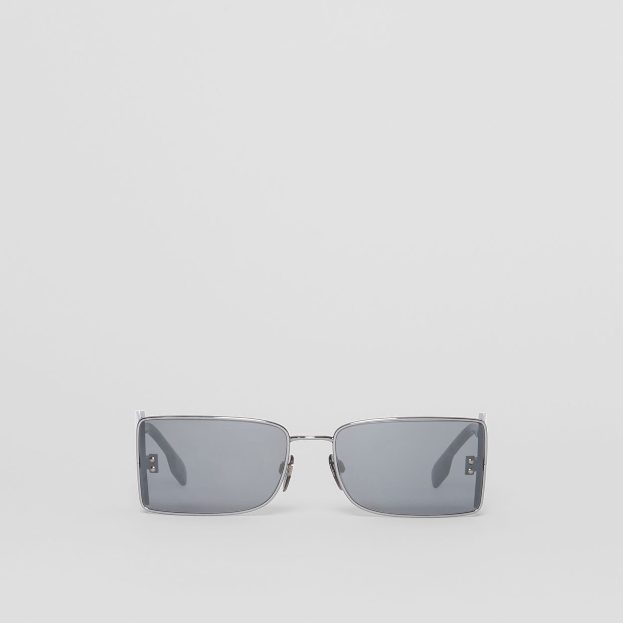 ‘B’ Lens Detail Rectangular Frame Sunglasses - 1