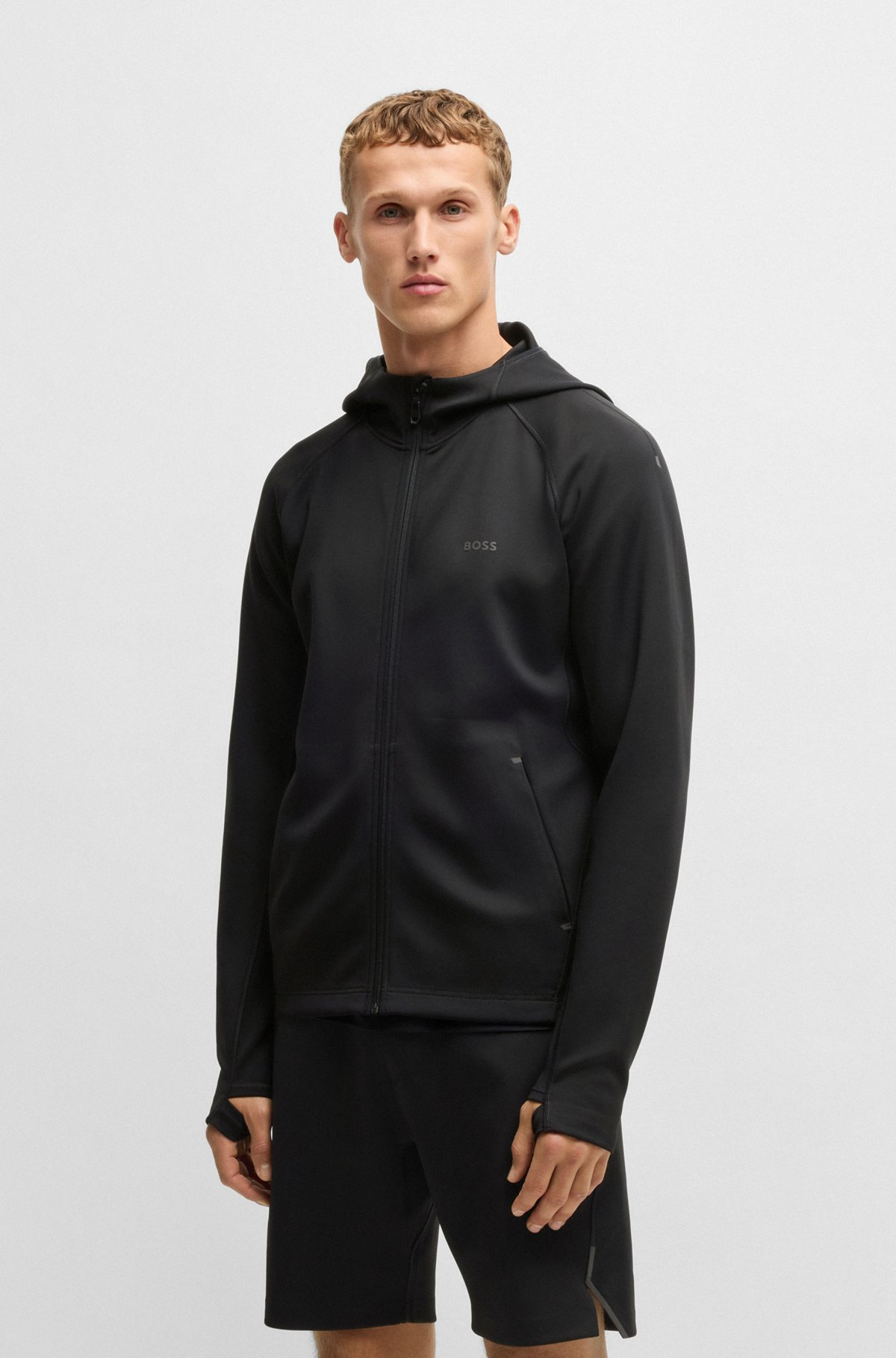 ACTIVE STRETCH ZIP-UP HOODIE WITH MOISTURE MANAGEMENT - 2