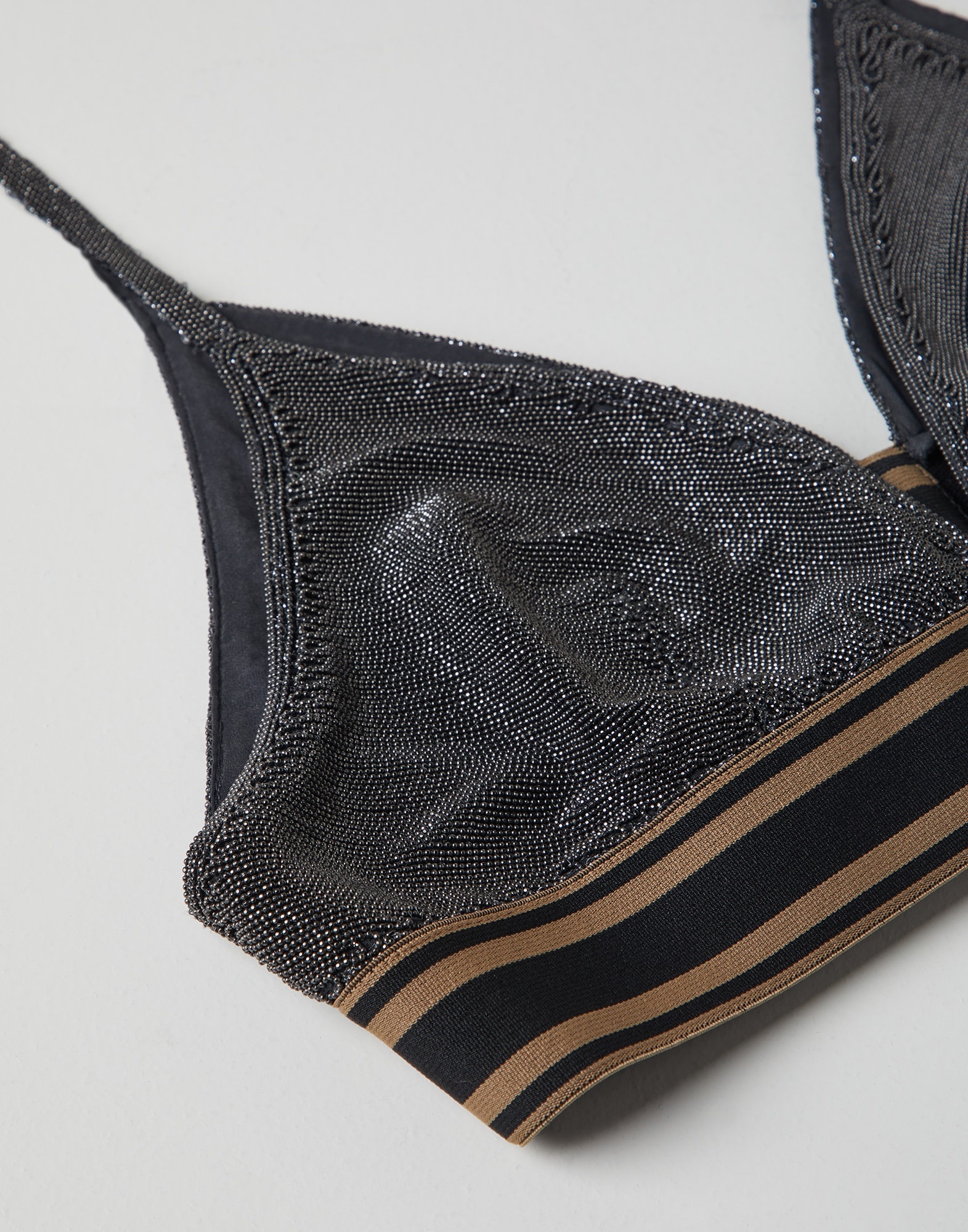 Precious bralette top with striped band - 2