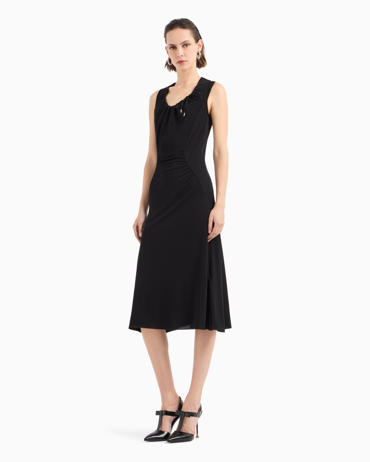 ASV crêpe-feel viscose-jersey midi dress - 2