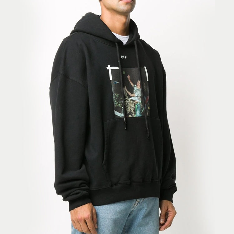 Off-White Pascal Print Over Hood 'Black/White' OMBB037F20FLE0121001 - 4