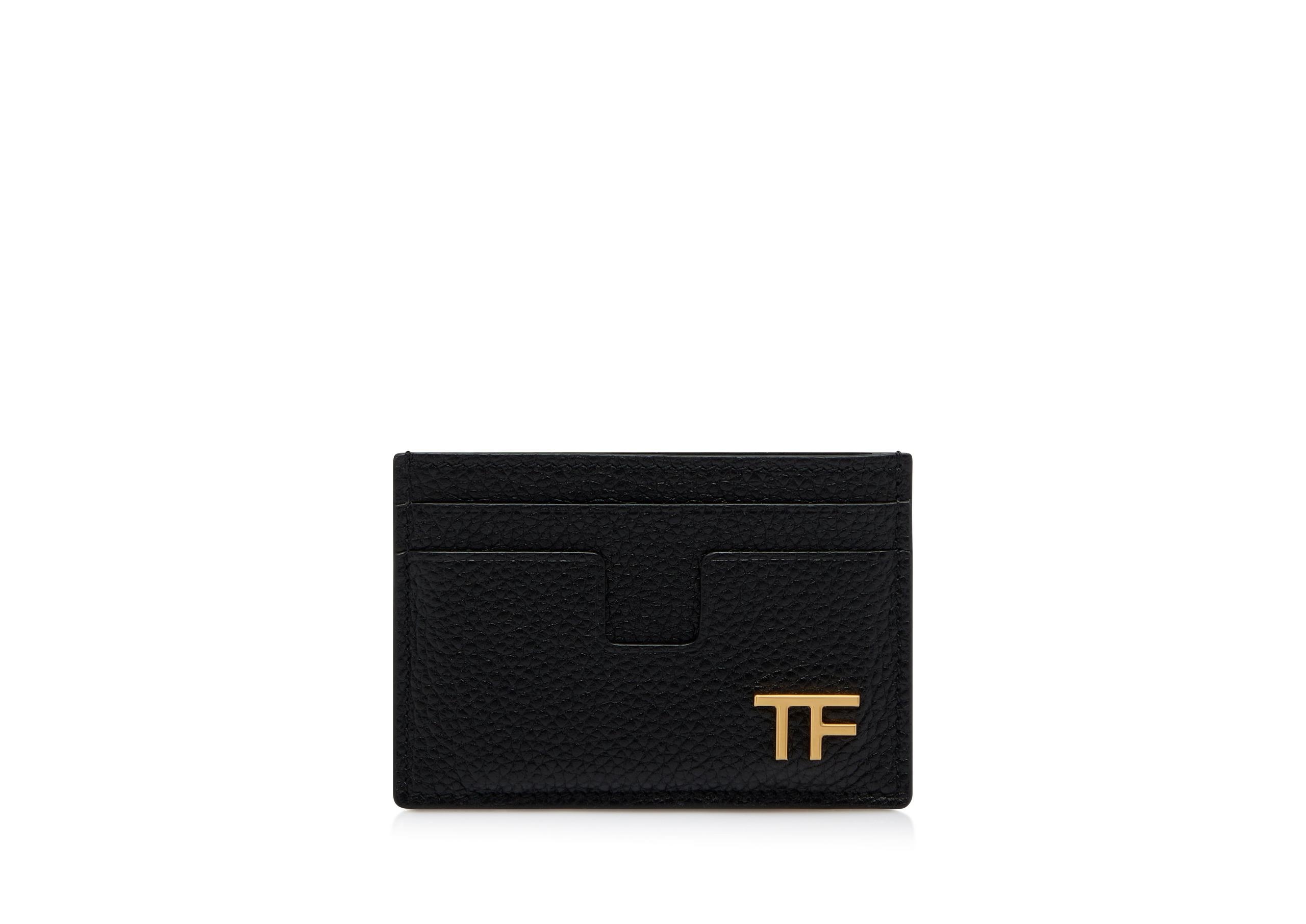 GRAIN LEATHER CARDHOLDER - 1