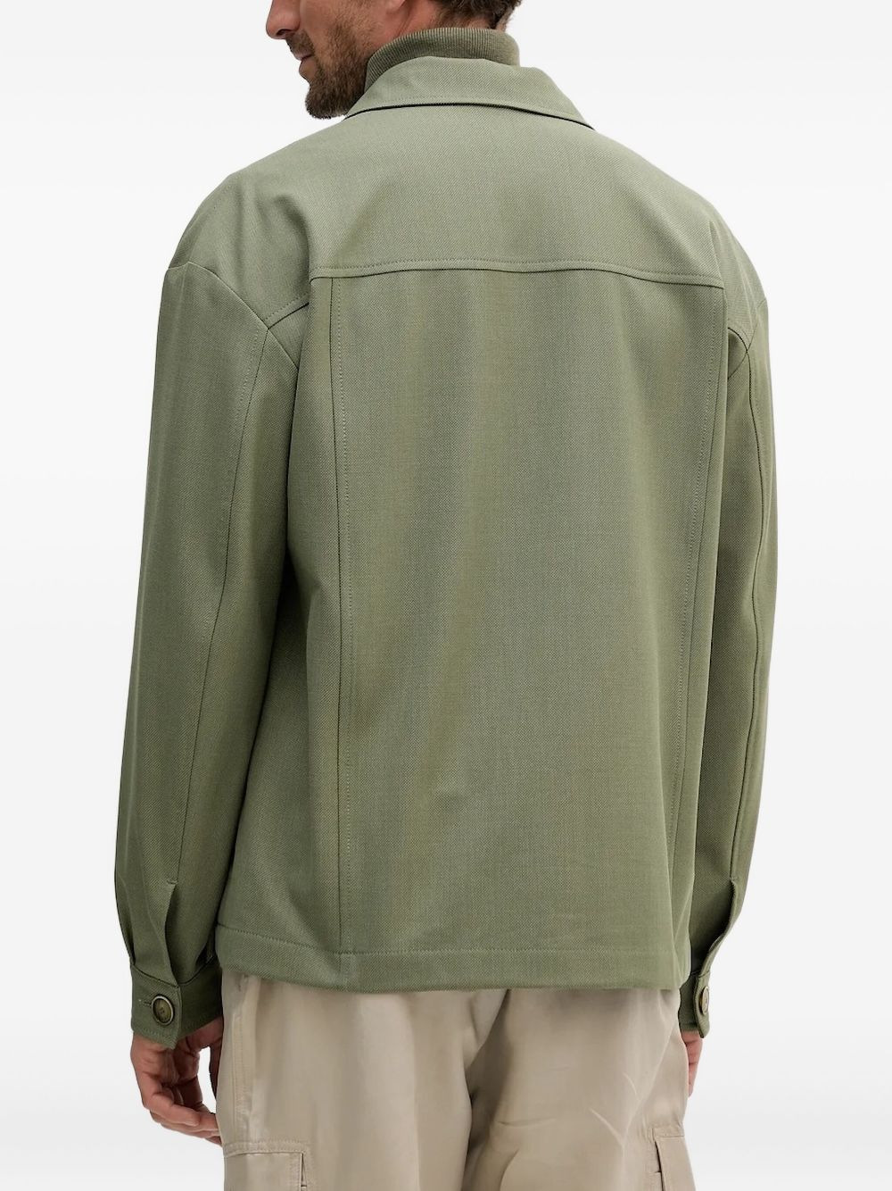 buttoned shirt jacket - 2
